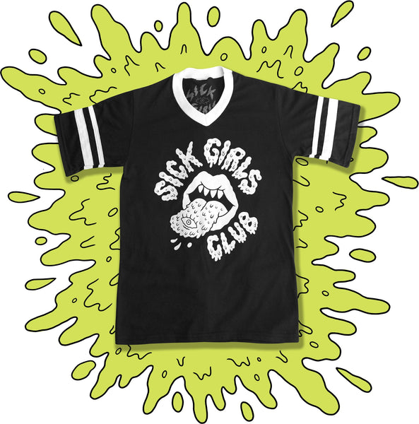 Sick Girls Club Jersey Black