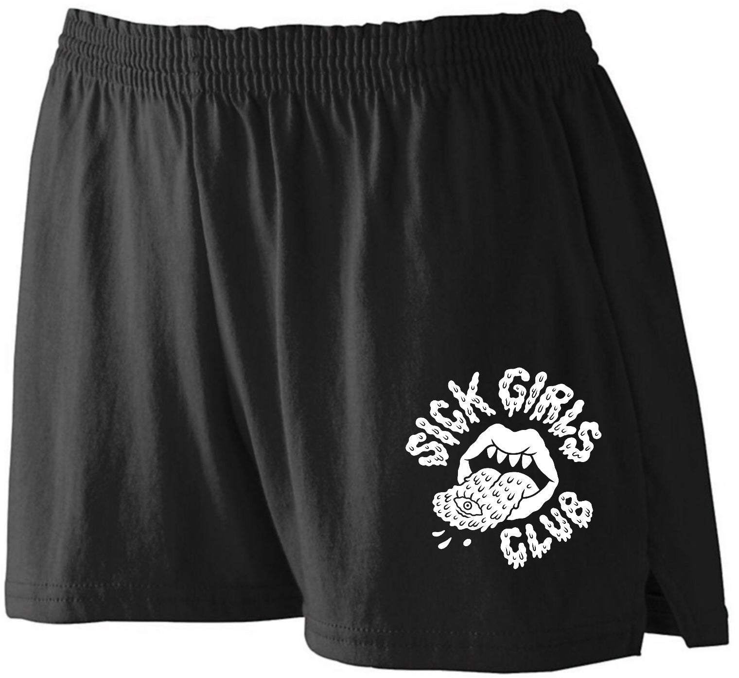 Sick Girls Club Shorts Black